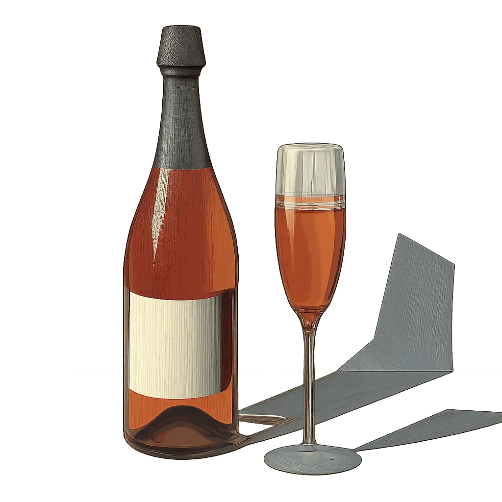 Rosé sparkling wine